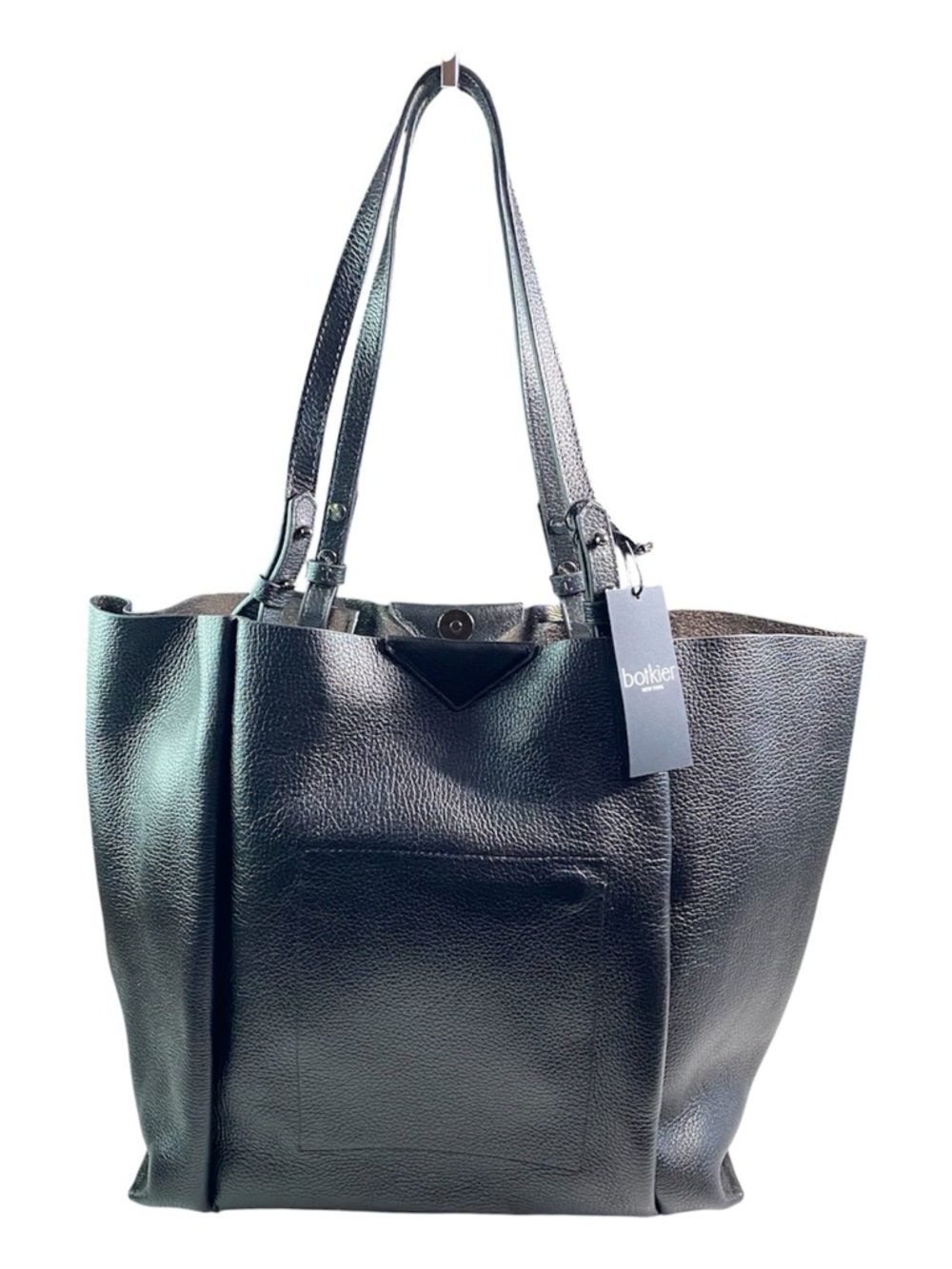New Botkier New York Leather Tote Bag Black Allen Tote Office Work Everyday